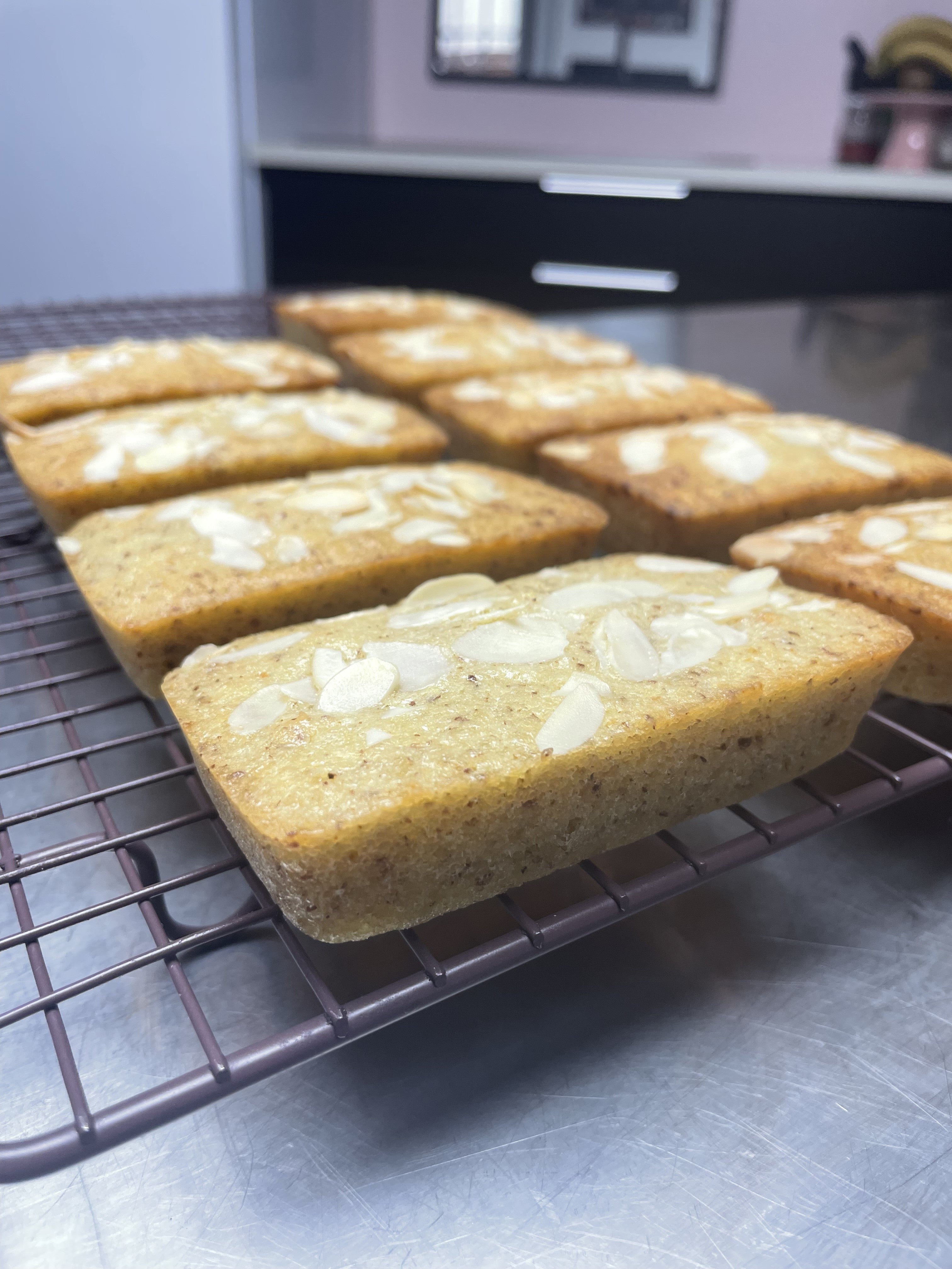 Financier sans sucre et sans gluten